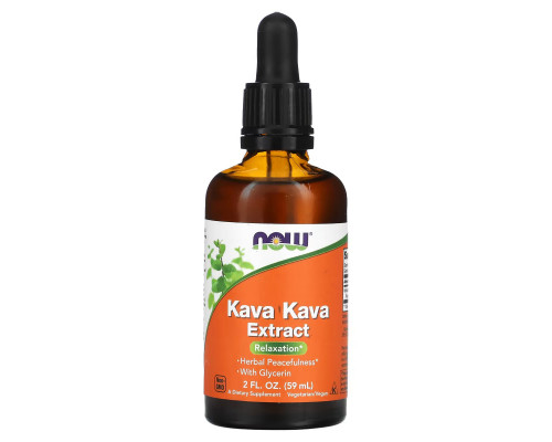 NOW Foods, Kava Kava Extract Liquid, 2 fl oz (59 ml) NOW Foods, Kava Kava Extract Liquid, 2 fl oz (59 ml)