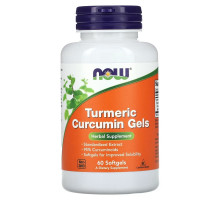 NOW Foods, Turmeric Curcumin Gels, 60 Softgels