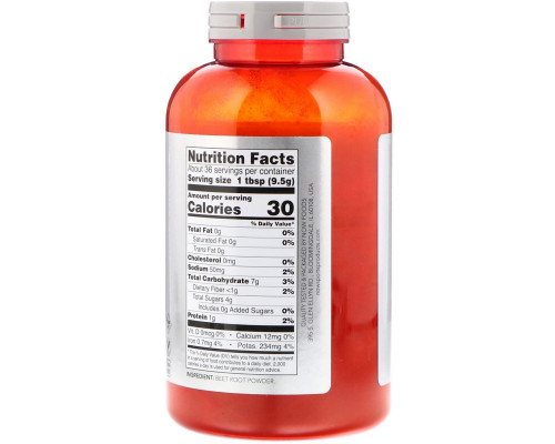Now Foods, Для спорта, свекольный порошок, 12 унц. (340 г) Now Foods, Для спорта, свекольный порошок, 12 унц. (340 г)