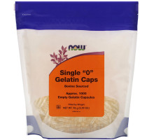 Now Foods Healthy Foods Single "0" Пустые желатиновые капсулы 1000 штук