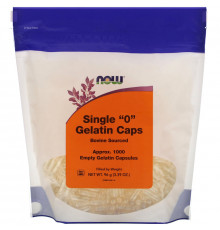Now Foods Healthy Foods Single "0" Пустые желатиновые капсулы 1000 штук
