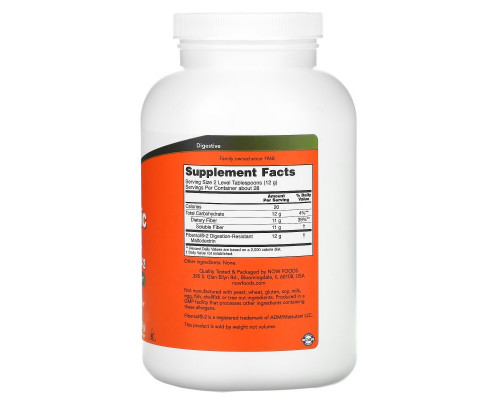 Now Foods, Пребиотическая клетчатка с Fibersol-2, 12 унц. (340 г.) Now Foods, Пребиотическая клетчатка с Fibersol-2, 12 унц. (340 г.)