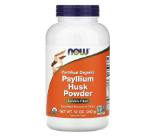 Now Foods 100% органический порошок подорожника 12 унций (340 г)