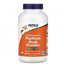 Now Foods 100% органический порошок подорожника 12 унций (340 г)