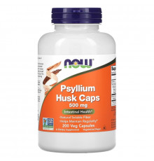 NOW Foods, Psyllium Hush Caps, 500 mg, 200 Veg Capsules