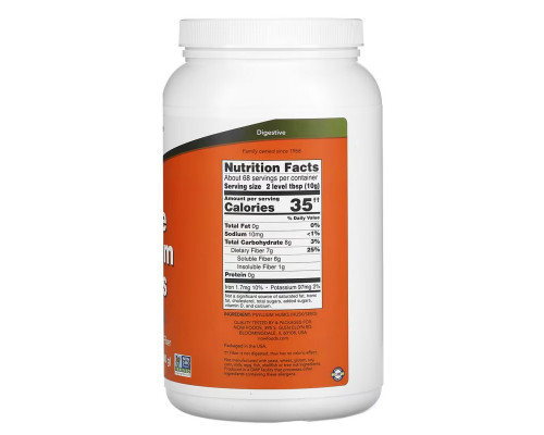 Now Foods Цельная оболочка семян подорожника 24 унции (680 г) Now Foods Цельная оболочка семян подорожника 24 унции (680 г)