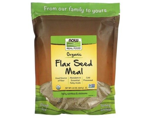 Now Foods Real Food Сертифицированная органическая клетчатка семени льна 22 унции (624 г) Now Foods Real Food Сертифицированная органическая клетчатка семени льна 22 унции (624 г)