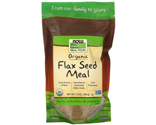 Now Foods Real Food Сертифицированное органическое льняное питание 12 унций (340 г) Now Foods Real Food Сертифицированное органическое льняное питание 12 унций (340 г)