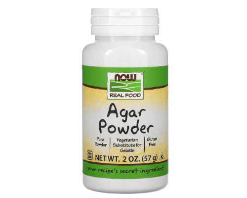 Now Foods Healthy Foods агар в порошке 2 унции (57 г)