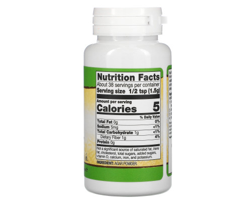 Now Foods Healthy Foods агар в порошке 2 унции (57 г)