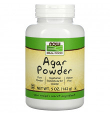 Now Foods, Порошок агар, 5 унций (142 г)