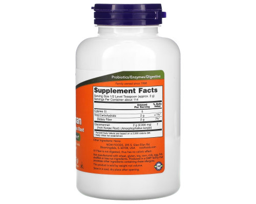 Now Foods Глюкоманнан 100% чистый порошок 8 унций (227 г) Now Foods Глюкоманнан 100% чистый порошок 8 унций (227 г)