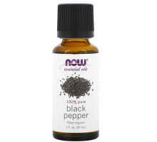Now Foods, Essential Oils, Black Pepper Oil , 1 fl oz (30 ml)