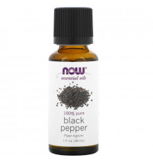 Now Foods, Essential Oils, Black Pepper Oil , 1 fl oz (30 ml)