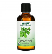 Now Foods, Organic Essential Oils, Peppermint, 4 fl oz (118 ml)