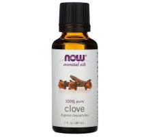 Now Foods Эфирные масла Гвоздика 1 жидкая унция (30 мл)