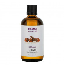 Now Foods Эфирные масла Гвоздика 4 жидких унции (118 мл)
