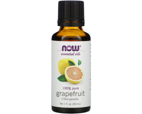 Now Foods Эфирное масло грейпфрута 1 жидкая унция (30 мл) Now Foods Эфирное масло грейпфрута 1 жидкая унция (30 мл)