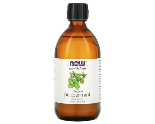 Now Foods Эфирное масло мяты перечной 16 жидких унций (473 мл) Now Foods Эфирное масло мяты перечной 16 жидких унций (473 мл)