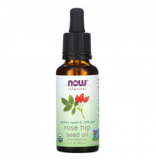 Now Foods Solutions сертифицированное органическое масло из семян шиповника 1 жидкая унция (30 мл)