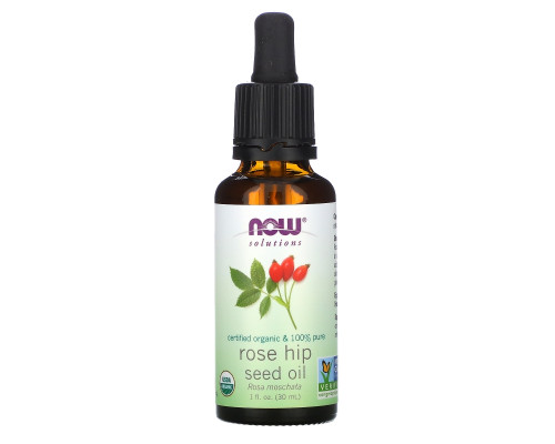 Now Foods Solutions сертифицированное органическое масло из семян шиповника 1 жидкая унция (30 мл) Now Foods Solutions сертифицированное органическое масло из семян шиповника 1 жидкая унция (30 мл)