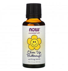 Now Foods Эфирные масла поднимающая настроение смесь бодрящие масла! 1 жидкая унция (30 мл)