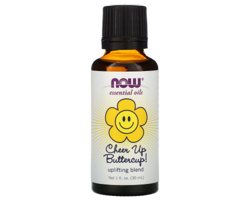 Now Foods Эфирные масла поднимающая настроение смесь бодрящие масла! 1 жидкая унция (30 мл)