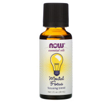 Now Foods Эфирные масла Концентрация внимания 1 жидкая унция (30 мл)
