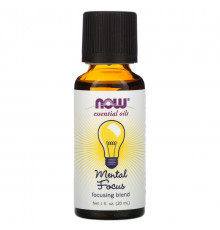 Now Foods Эфирные масла Концентрация внимания 1 жидкая унция (30 мл)