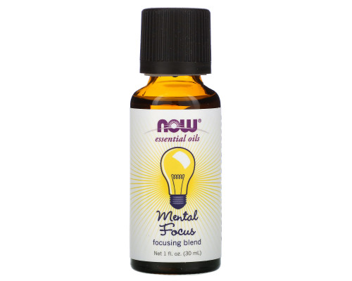 Now Foods Эфирные масла Концентрация внимания 1 жидкая унция (30 мл) Now Foods Эфирные масла Концентрация внимания 1 жидкая унция (30 мл)