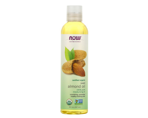 Now Foods Solutions Органическое масло сладкого миндаля 8 жидких унций (237 мл) Now Foods Solutions Органическое масло сладкого миндаля 8 жидких унций (237 мл)