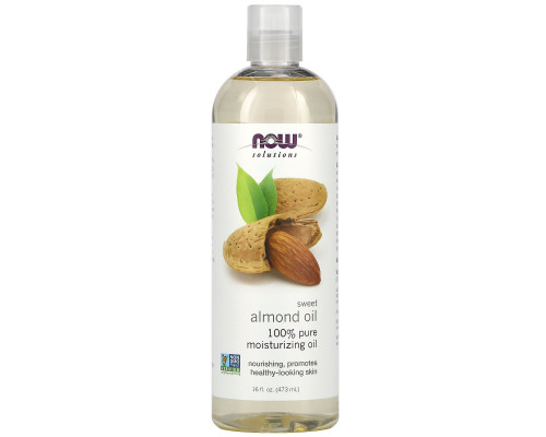 Now Foods Solutions Масло сладкого миндаля 16 жидких унций (473 мл) Now Foods Solutions Масло сладкого миндаля 16 жидких унций (473 мл)