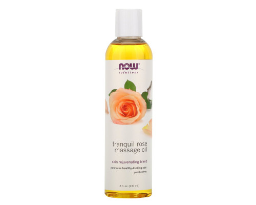 Now Foods Solutions Расслабляющее розовое масло для массажа 8 жидких унций (237 мл) Now Foods Solutions Расслабляющее розовое масло для массажа 8 жидких унций (237 мл)
