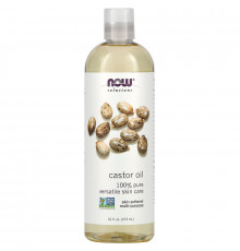 Now Foods Решения касторовое масло (Castor Oil) 16 унций (473 мл)