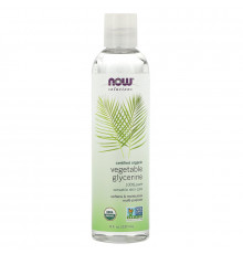 Now Foods, Solutions, органический растительный глицерин, 8 ж. унц. (237 мл)
