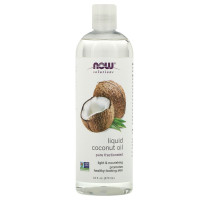 Now Foods Liquid Coconut Oil Pure Fractionated 16 fl oz (473 ml)
