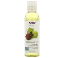 Now Foods Solutions Масло из виноградных косточек 4 унции (118 мл)