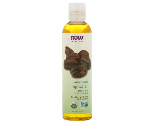 Now Foods Solutions Органические масло жожоба, для питания кожи, волос и тела, 8 жидких унций (237 мл) Now Foods Solutions Органические масло жожоба, для питания кожи, волос и тела, 8 жидких унций (237 мл)