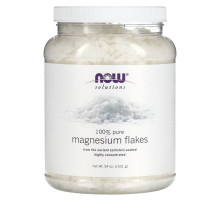 Now Foods, Solutions, Magnesium Flakes, 100% Pure, 54 oz (1531 g)