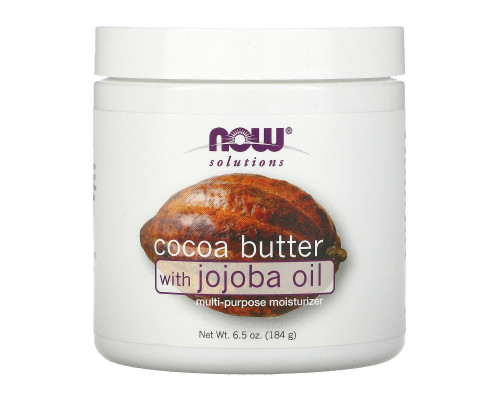 Now Foods Solutions масло какао с маслом жожоба 192 мл Now Foods Solutions масло какао с маслом жожоба 192 мл