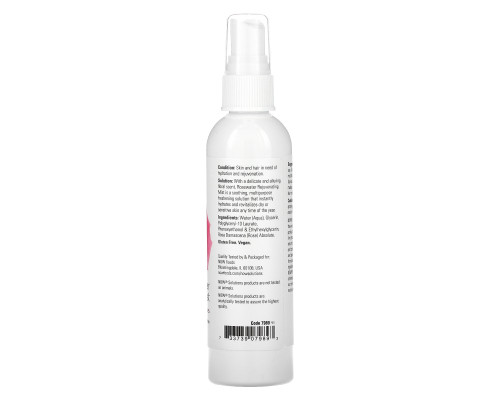 Now Foods, Solutions, Rosewater Rejuvenating Spray, 4 fl oz (118 ml)