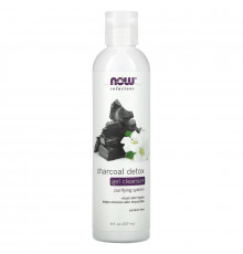 Now Foods, Solutions, Charcoal Detox Gel Cleanser, 8 fl oz (237 ml)
