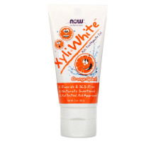 Now Foods Xyli White детская зубная паста-гель апельсиновый всплеск 3 унции (85 г)