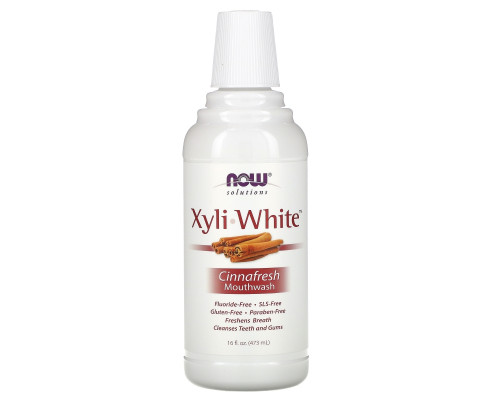 Now Foods Ополаскиватель для полости рта XyliWhite Свежесть корицы 16 жидких унций (473 мл) Now Foods Ополаскиватель для полости рта XyliWhite Свежесть корицы 16 жидких унций (473 мл)