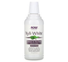 Now Foods Xyliwhite Жидкость для полоскания рта с Ним и Чайное дерево, для очищения и свежести дыхания, 16 унций
