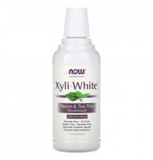 Now Foods Xyliwhite Жидкость для полоскания рта с Ним и Чайное дерево, для очищения и свежести дыхания, 16 унций