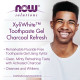 NOW Foods, Solutions, XyliWhite, освежающая зубная гель-паста с древесным углем, мята, 181 г (6,4 унции)
