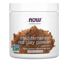 Now Foods, Solutions Марокканская Красная глина в порошке, для очищения и улучшения тонуса кожи лица, в порошке 6 унций (170 г)