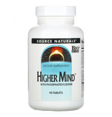 Улучшение памяти и работы мозга Source Naturals, Higher Mind, 90 таблеток
