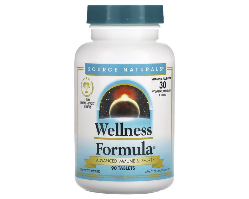 Source Naturals, Wellness Formula, 90 Tablets Source Naturals, Wellness Formula, 90 Tablets